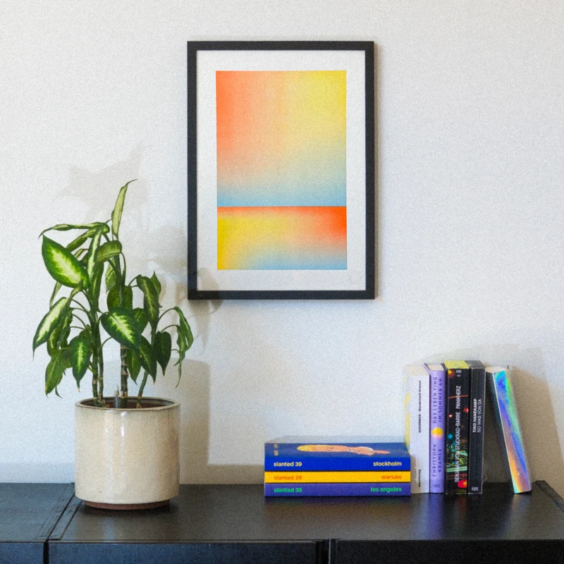 Horizontal Gradient (DIN A3) | Edition SCHEE | Risographie