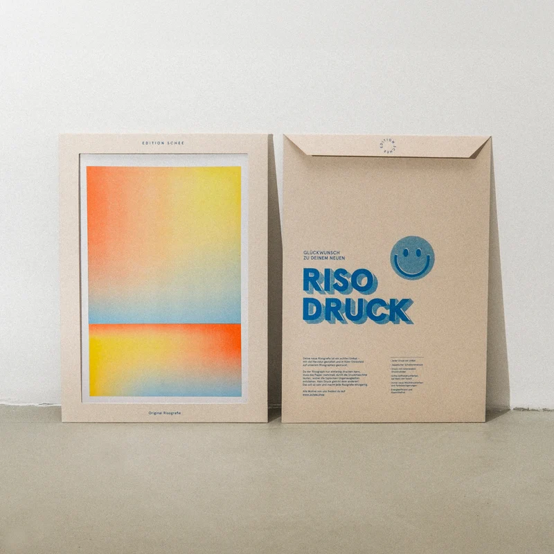 Horizontal Gradient (DIN A3) | Edition SCHEE | Risographie