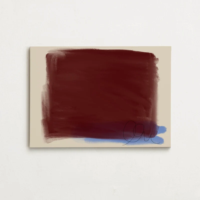 Canvas - Red wine
