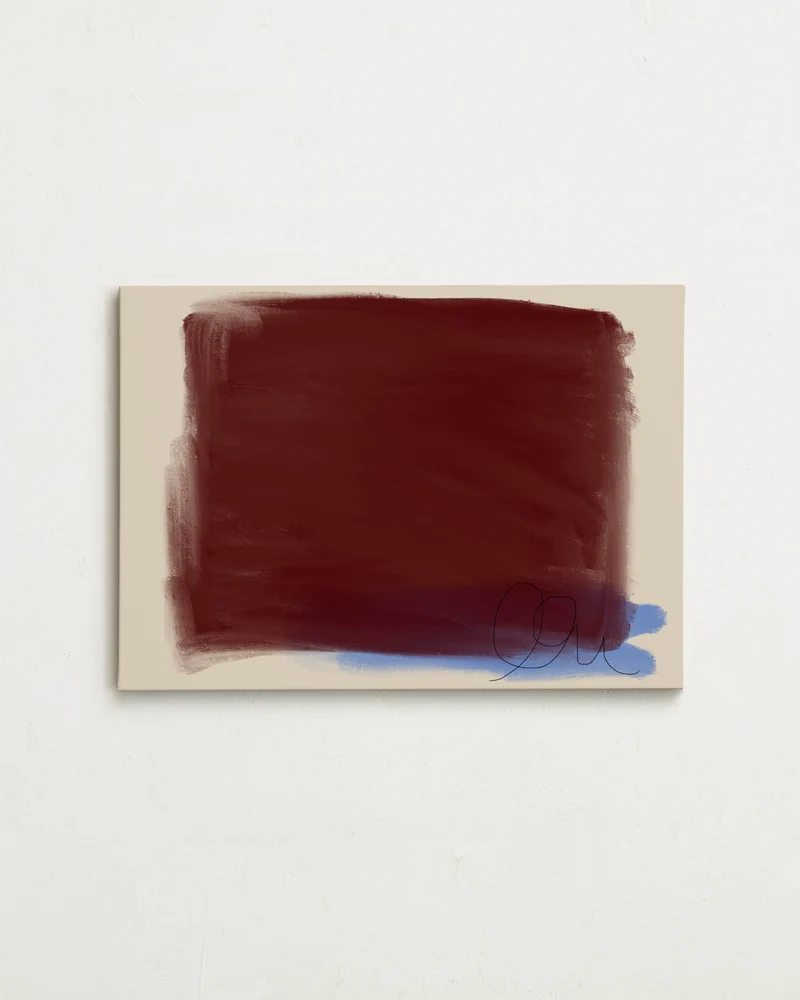 Canvas - Red wine