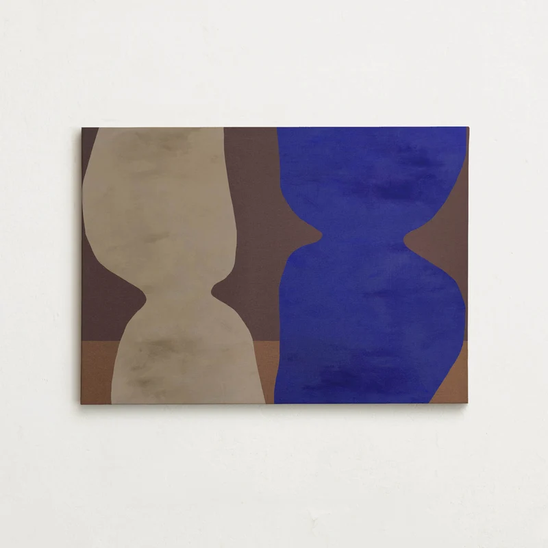 Canvas - Conversation in Blue