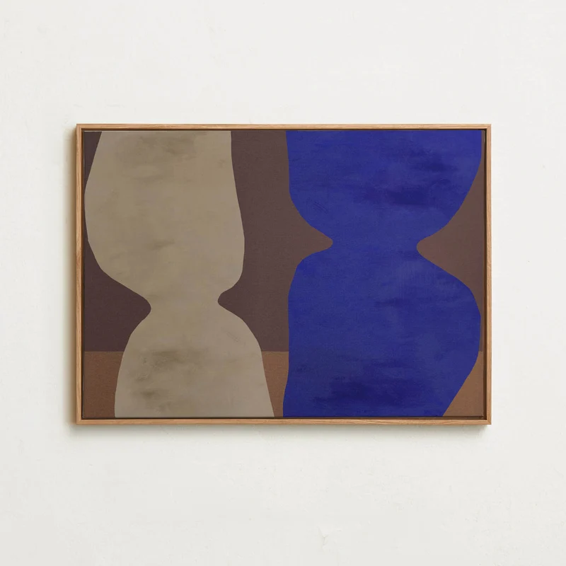 Canvas - Conversation in Blue