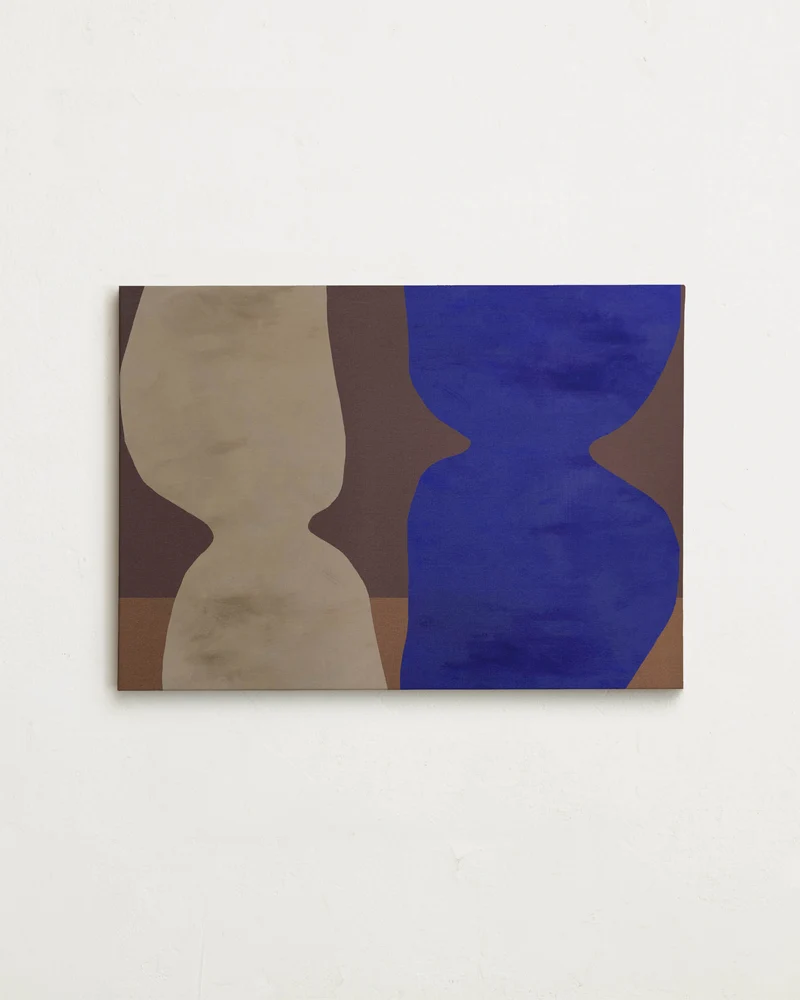 Canvas - Conversation in Blue