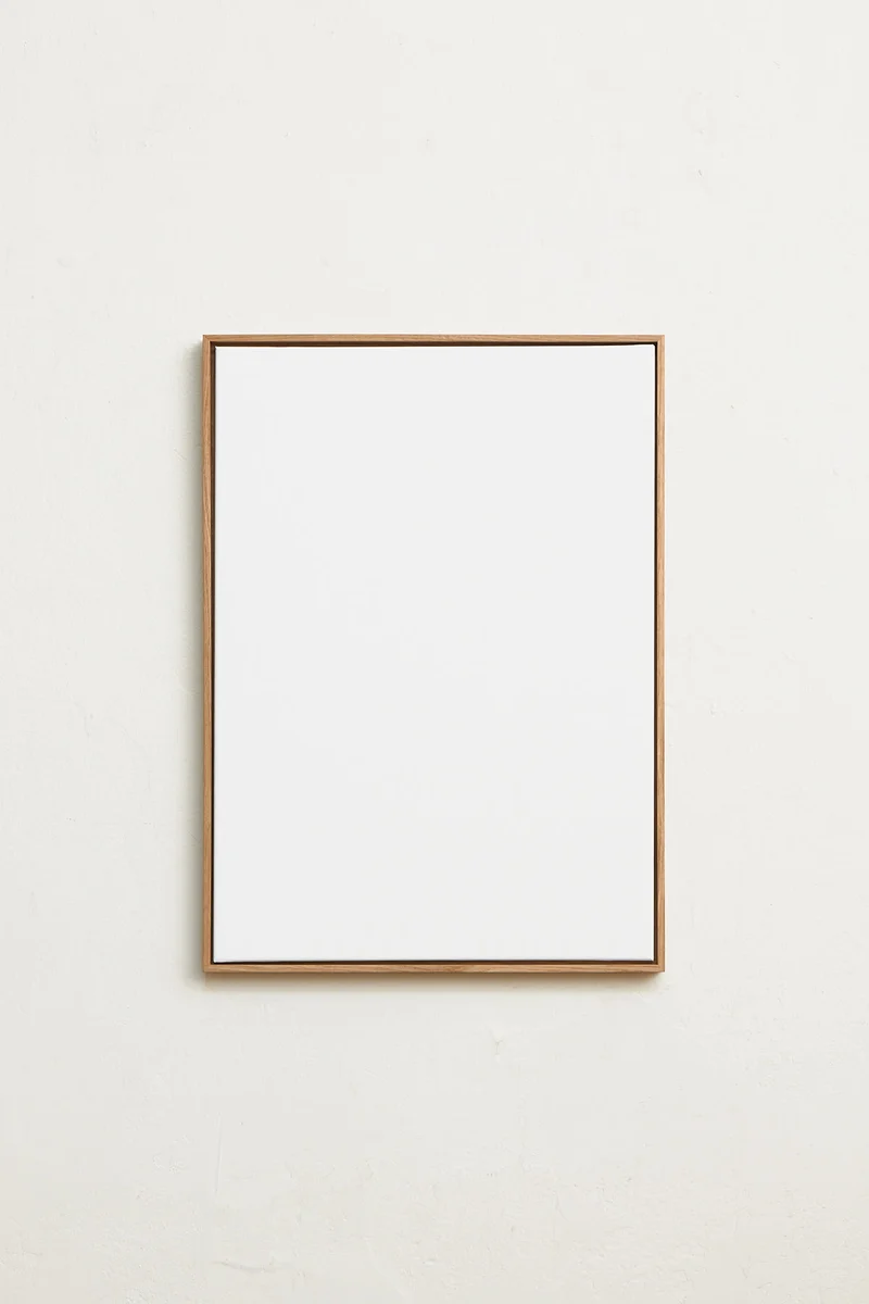 Canvas oak frame