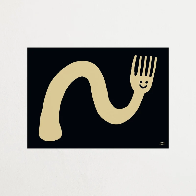 Flexible Fork Black