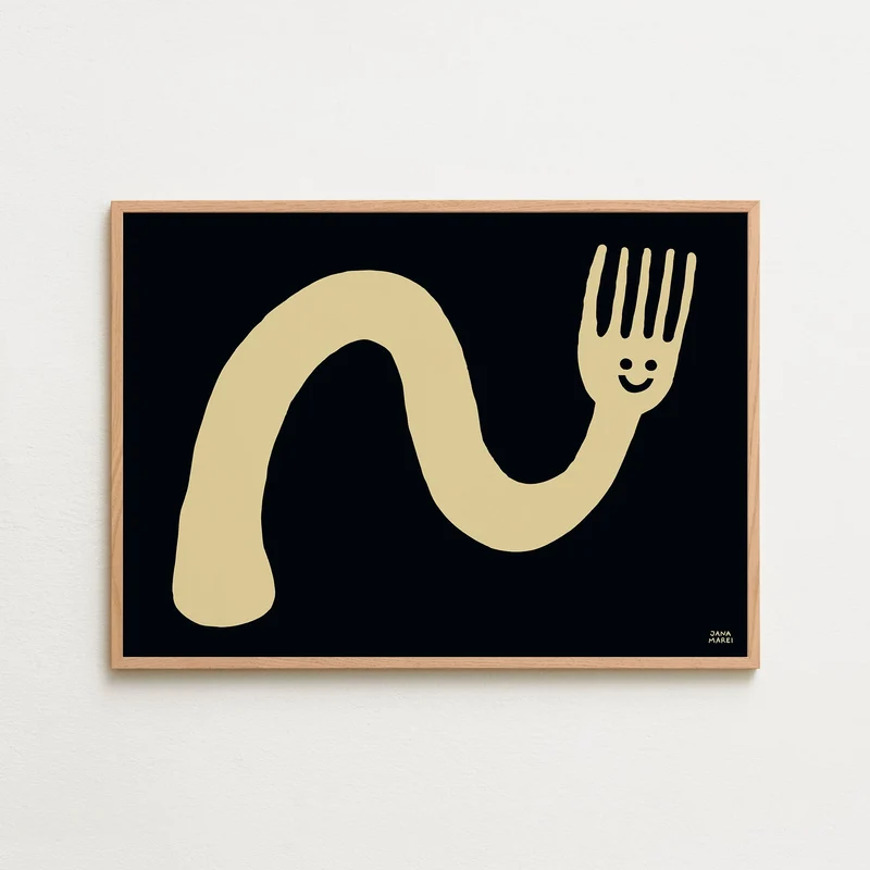 Flexible Fork Black