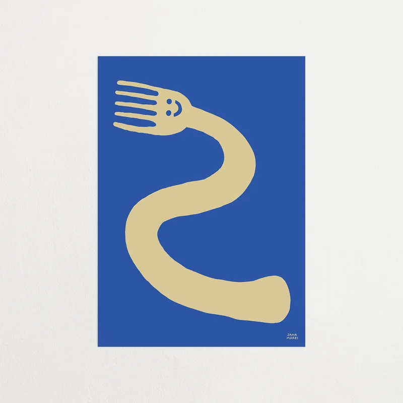 Flexible Fork Blue