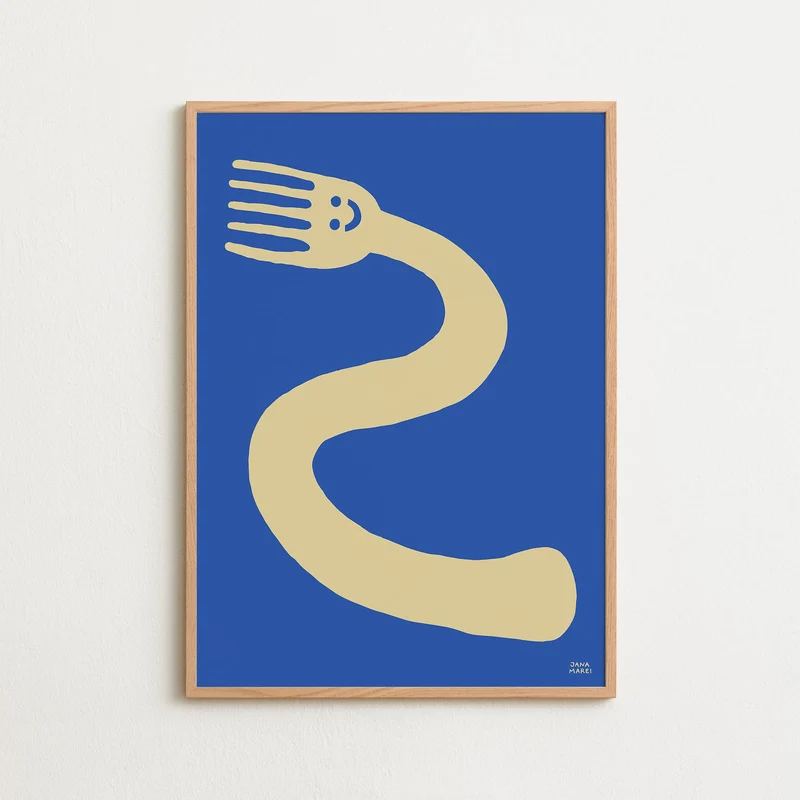 Flexible Fork Blue
