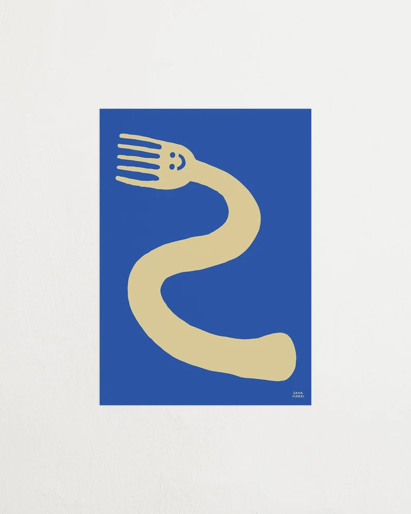 Flexible Fork Blue