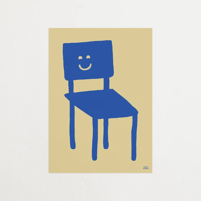 Cheerful Chair Blue