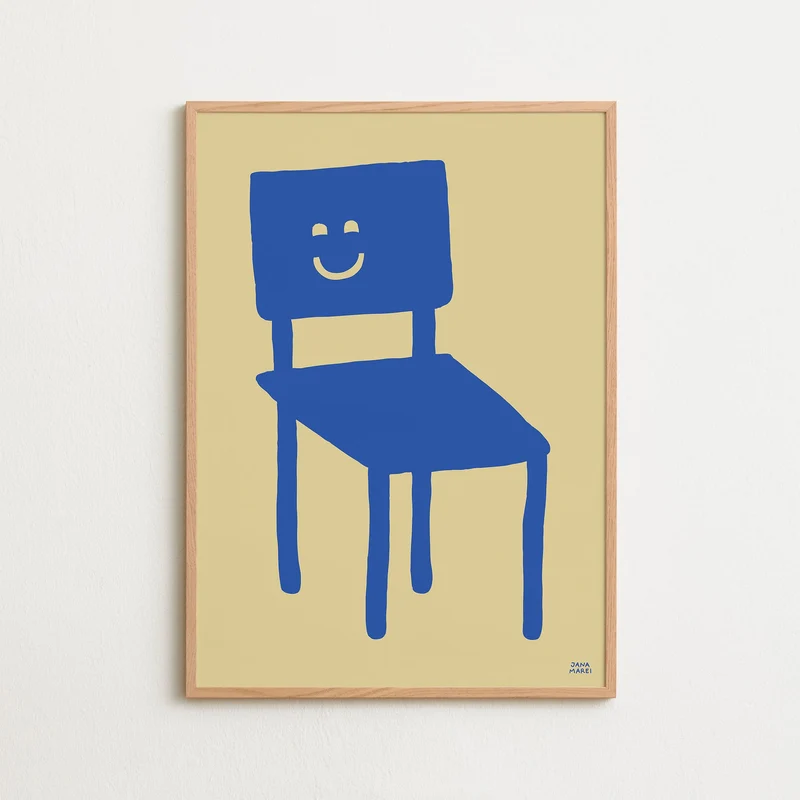 Cheerful Chair Blue