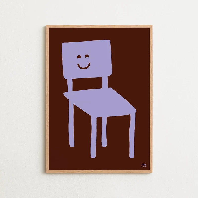 Cheerful Chair Purple