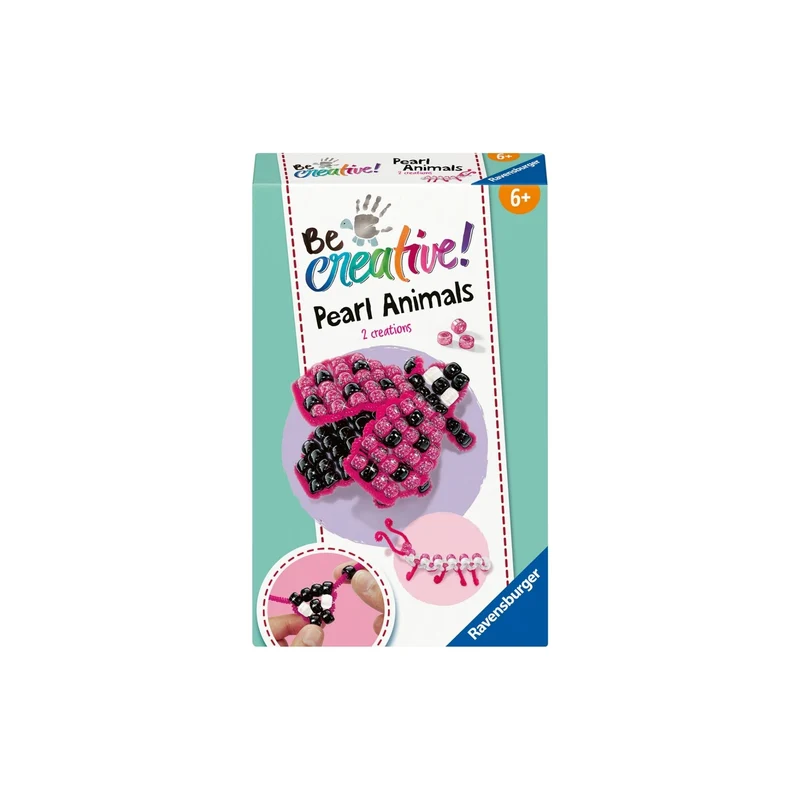 Ravensburger | BeCreative Perlentier Marienkäfer Bastelset für Kinder ab 6 Jahren
