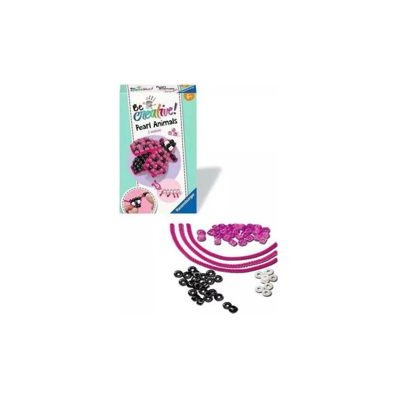 Ravensburger | BeCreative Perlentier Marienkäfer Bastelset für Kinder ab 6 Jahren