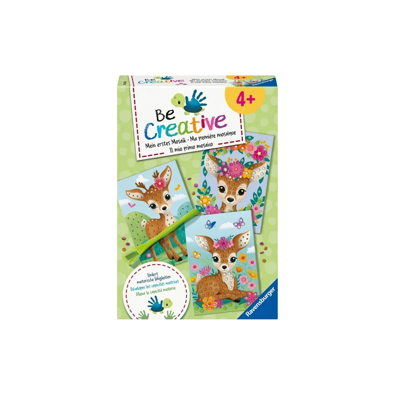Ravensburger | BeCreative Mosaik Bambi - Bastelset für Kinder ab 4 Jahren