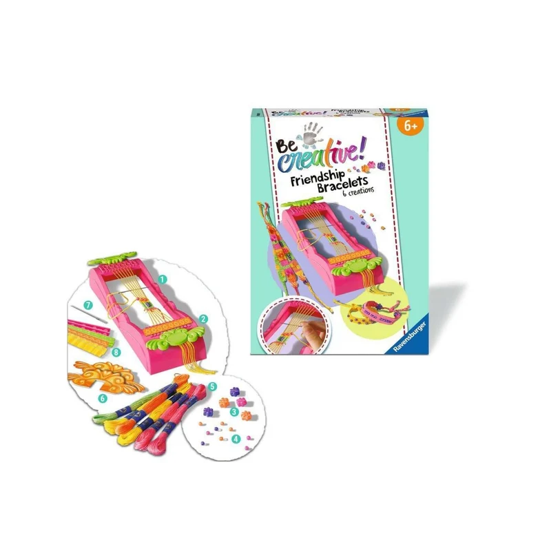 Ravensburger | BeCreative Freundschaftsbändchen Bastelset ab 6 Jahren
