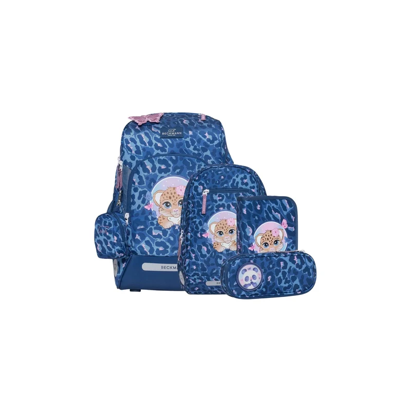 Beckmann | Schulrucksack-Set Active Air FLX 6-teilig -Cheetah