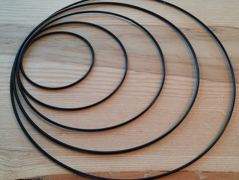 Metallring schwarz