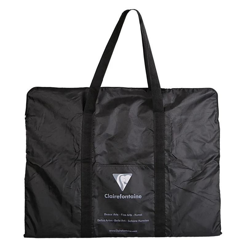 Zeichenmappe Nylon Schwarz 40 – 59 cm CLAIREFONTAINE
