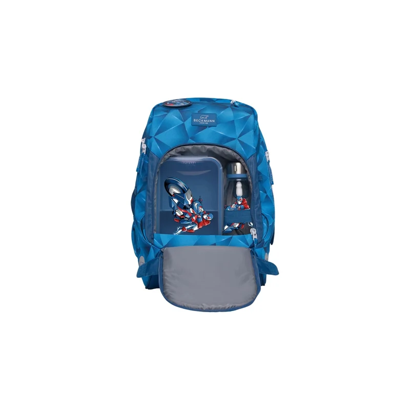 Beckmann | Schulrucksack-Set Active Air FLX 6-teilig - Blue Lightning