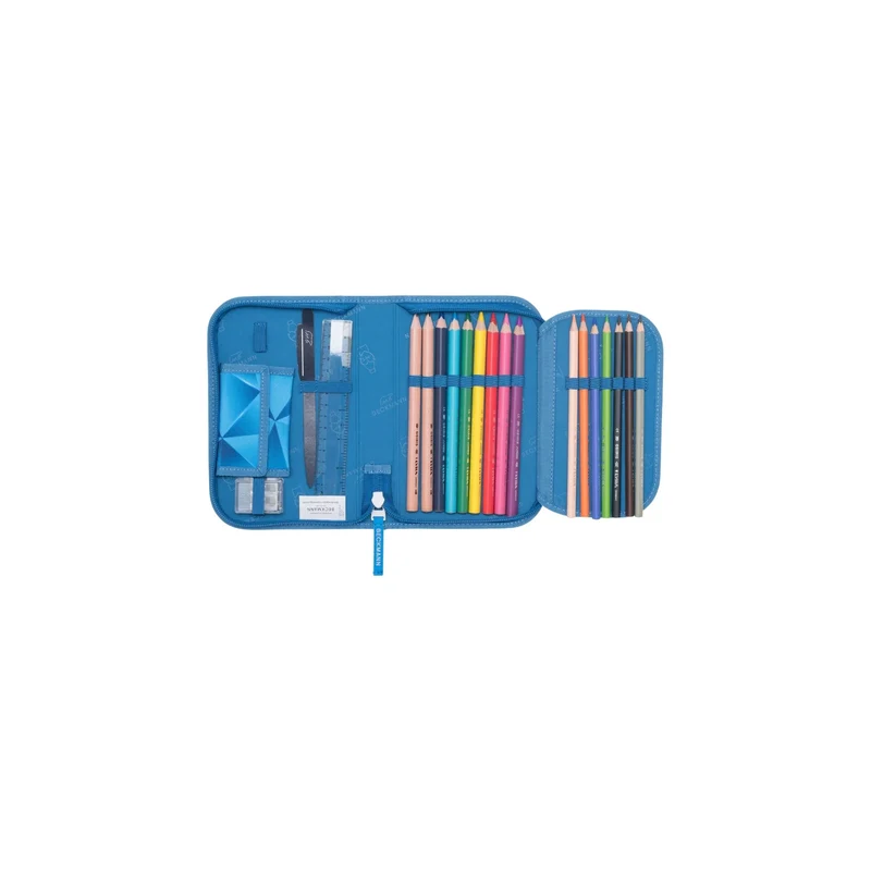 Beckmann | Schulrucksack-Set Active Air FLX 6-teilig - Blue Lightning