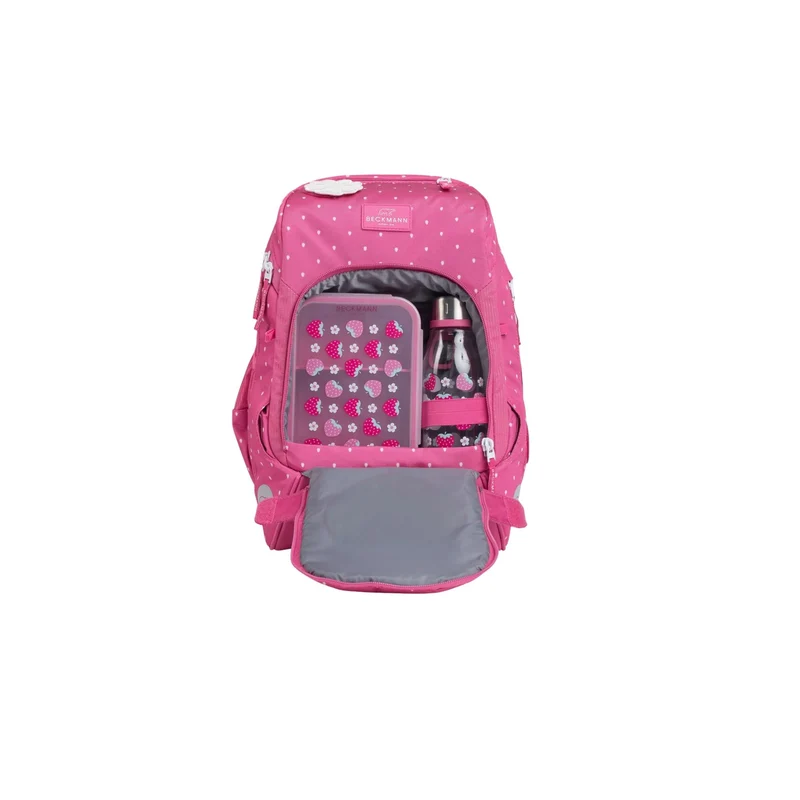 Beckmann | Schulrucksack-Set Active Air FLX 6-teilig - Strawberry