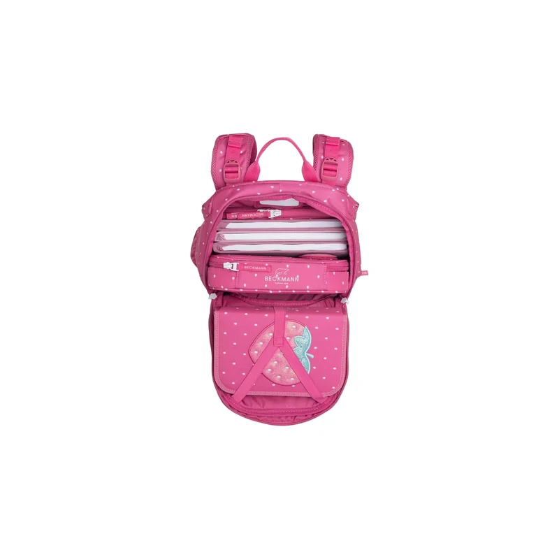 Beckmann | Schulrucksack-Set Active Air FLX 6-teilig - Strawberry