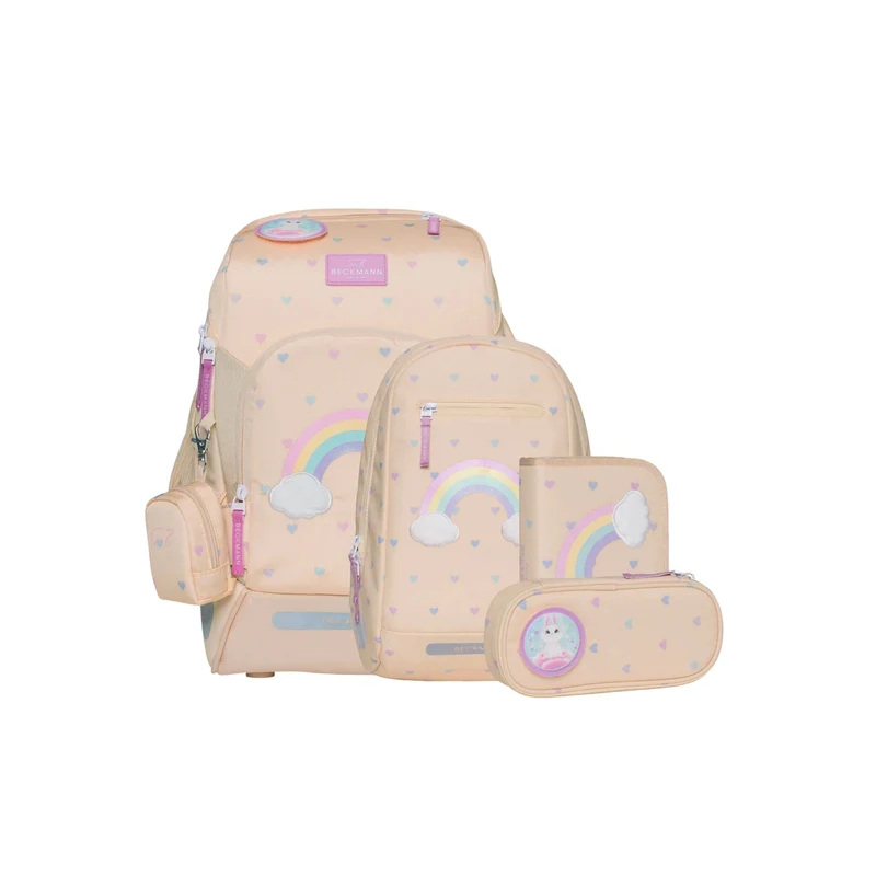 Beckmann | Schulrucksack-Set Active Air FLX 6-teilig - Yellow Heart