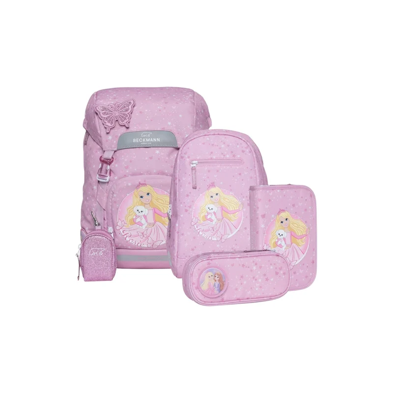 Beckmann | Schulrucksack-Set Classic 6-teilig - Rosie