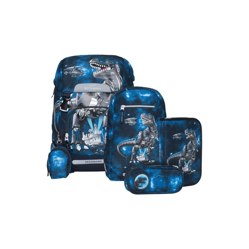 Beckmann | Schulrucksack-Set Classic 6-teilig - Tech Rex