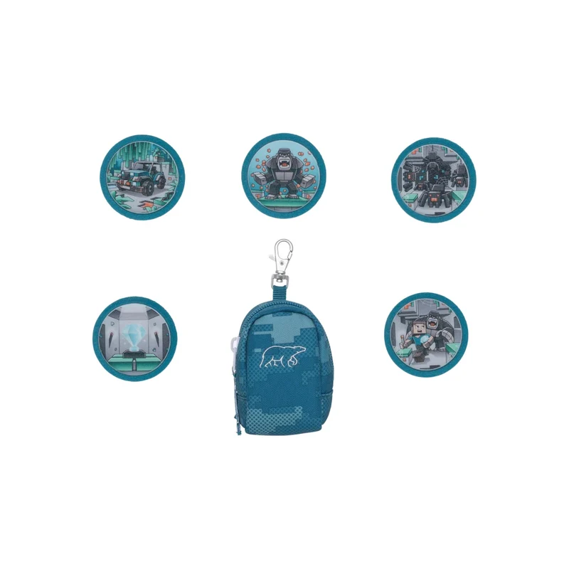 Beckmann | Schulrucksack-Set Classic 6-teilig - Jungle Game