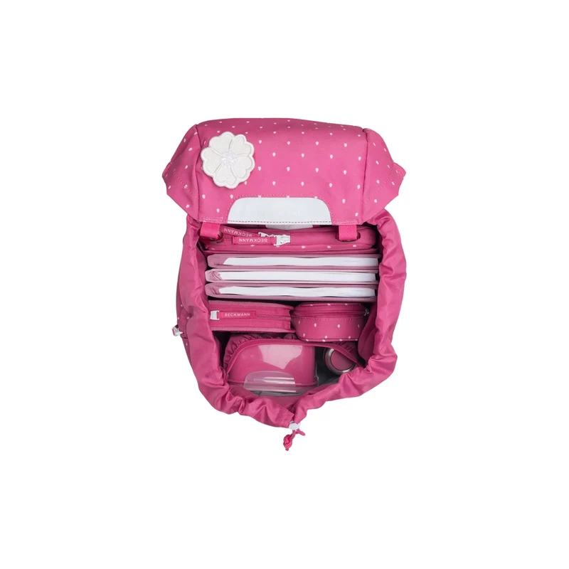 Beckmann | Schulrucksack-Set Classic 6-teilig - Strawberry