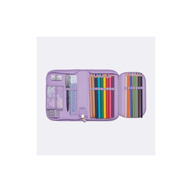 Beckmann | Schulrucksack-Set Classic 6-teilig - Unicorn Princess Purple