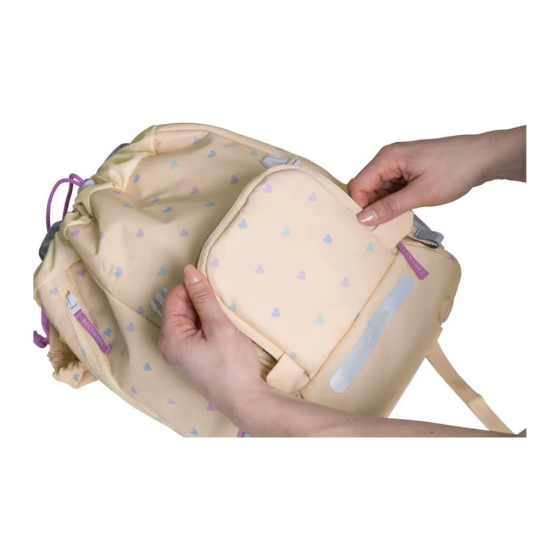 Beckmann | Schulrucksack-Set Classic 6-teilig - Yellow Heart
