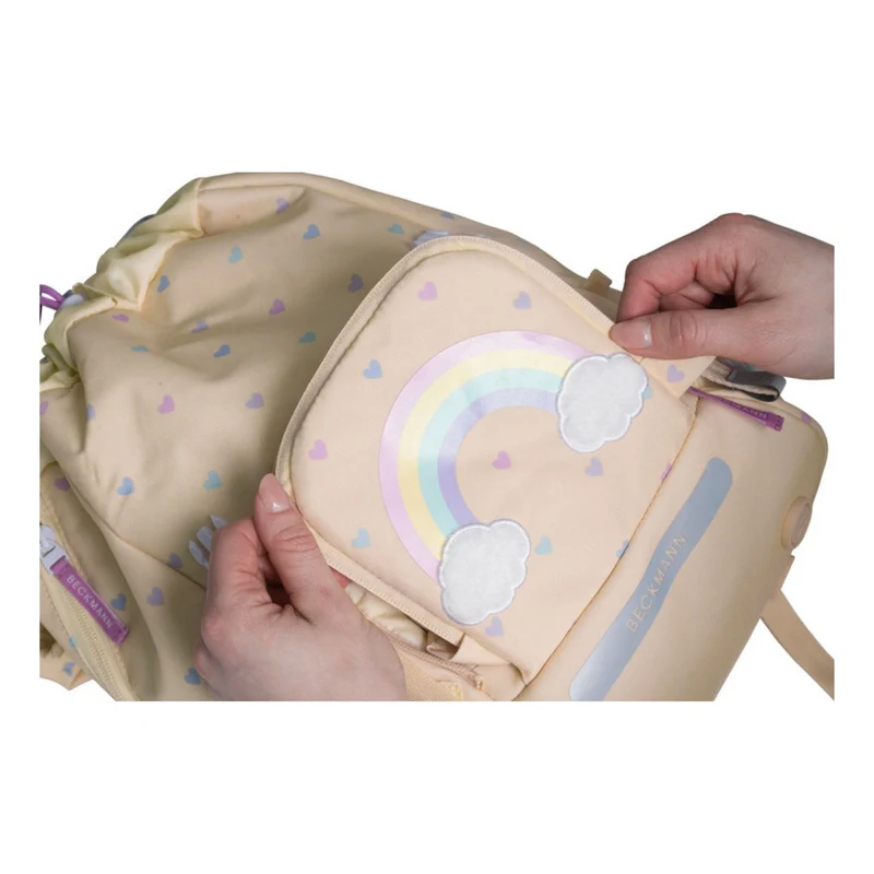 Beckmann | Schulrucksack-Set Classic 6-teilig - Yellow Heart