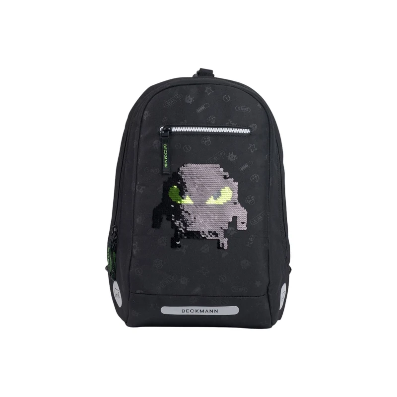 Beckmann | Schulrucksack-Set Classic 6-teilig - Pixel