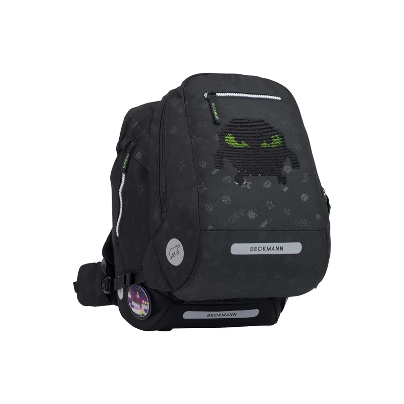 Beckmann | Schulrucksack-Set Classic 6-teilig - Pixel