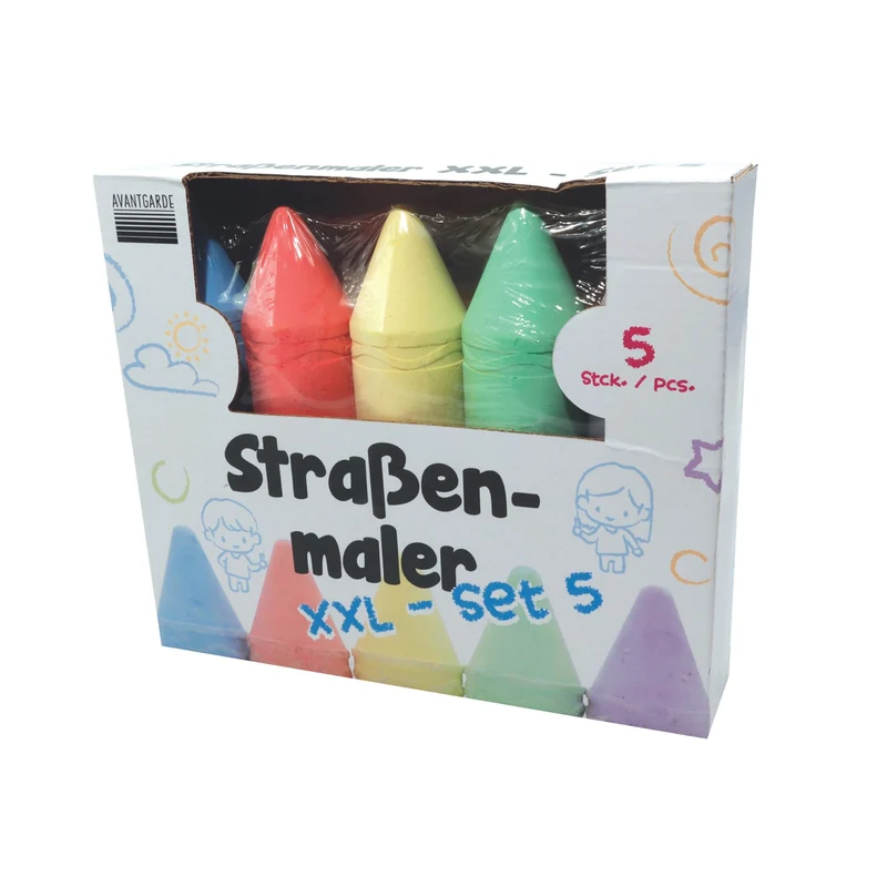 Avantgarde | Strassenmarker Kreide XXL 5er Set