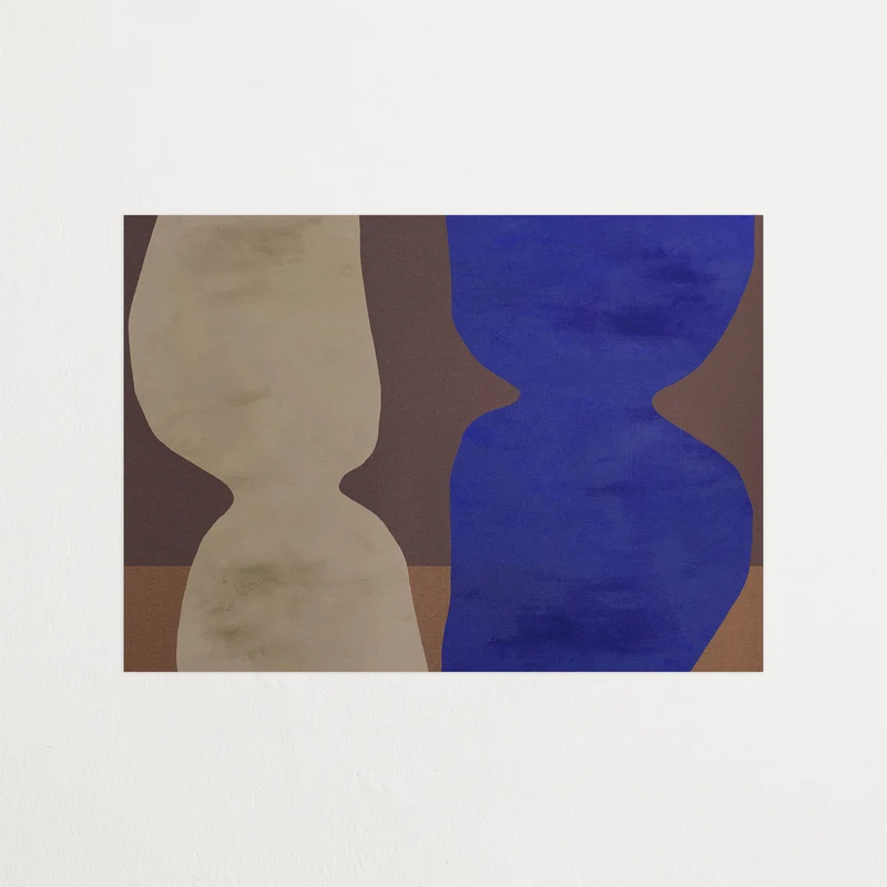 Conversation in Blue