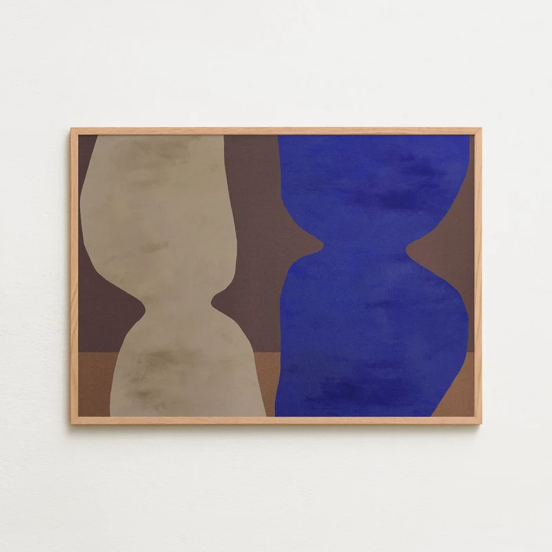 Conversation in Blue