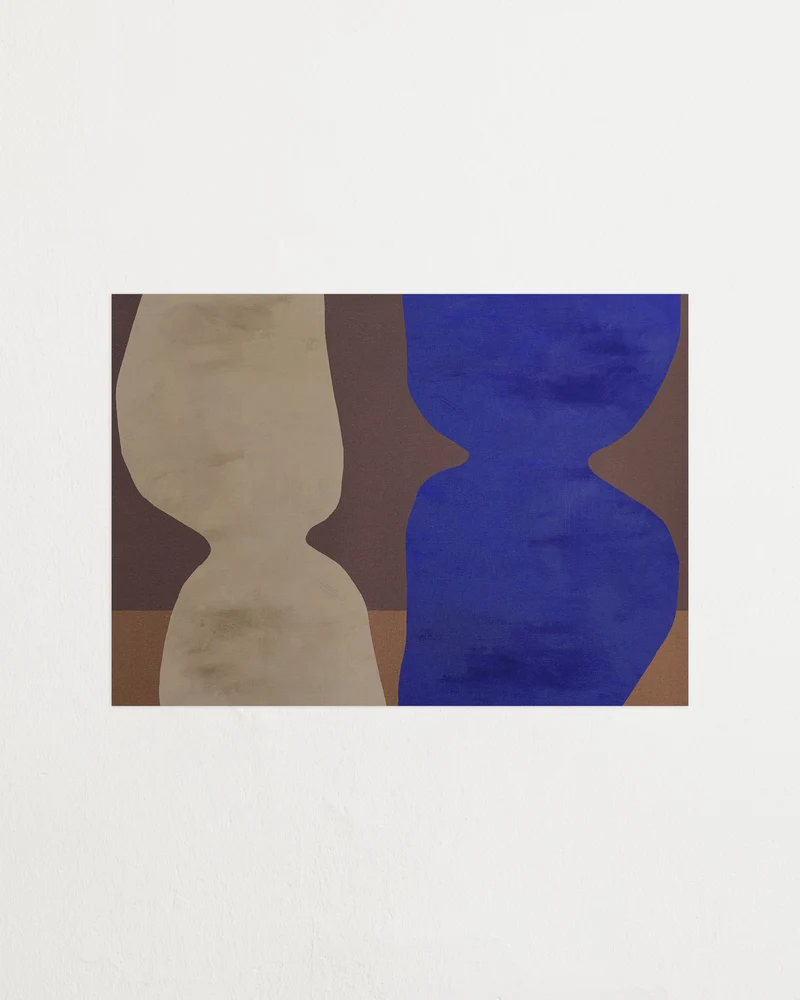 Conversation in Blue