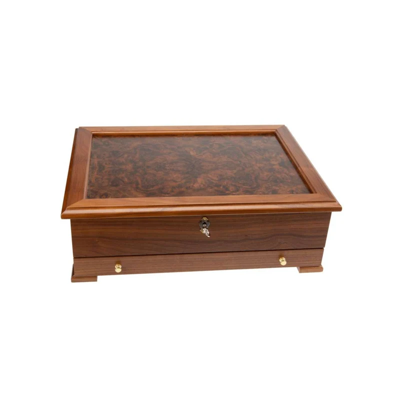 Schmincke | Mussini Edelholztruhe - 37x35ml hochwertige Ölfarben mit umfassendem Zubehör