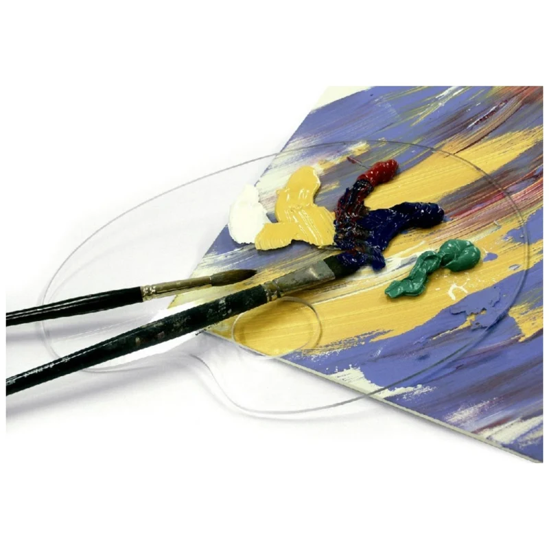 Honsell | Farbpaletten Acrylglas oval für Farben und Mischtechniken