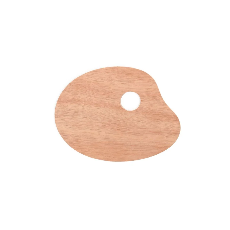 Honsell | Farbpaletten aus Holz Oval & Rechteckig in 4 Grössen für Künstlerfarben