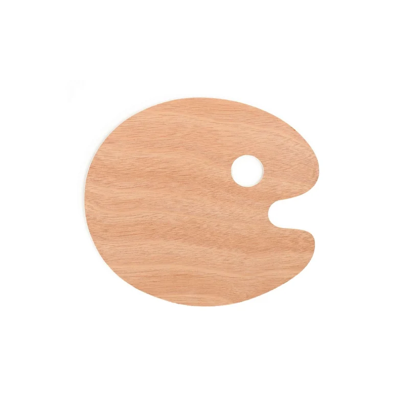Honsell | Farbpaletten aus Holz Oval & Rechteckig in 4 Grössen für Künstlerfarben