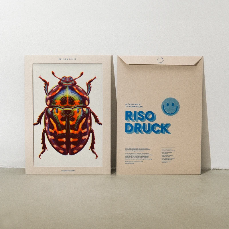 Neon Bug (DIN A3) | Edition SCHEE | Risographie