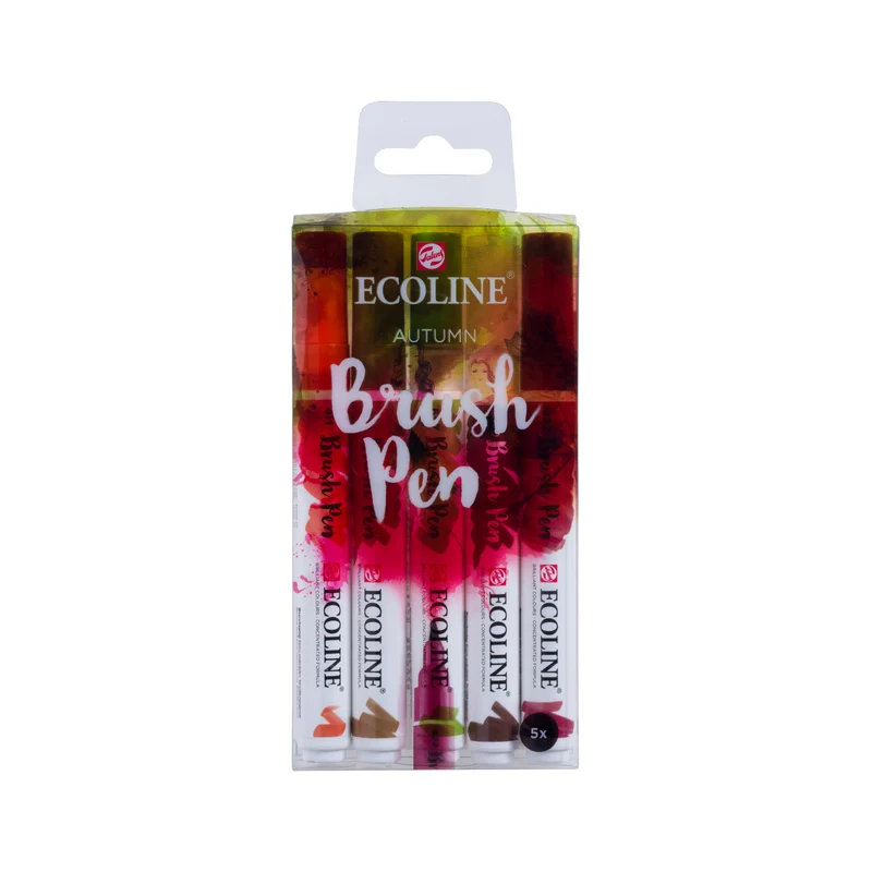 ROYAL TALENS ECOLINE® Brush Pen Marker-Set AUTUMN HERBST (5 Farben)