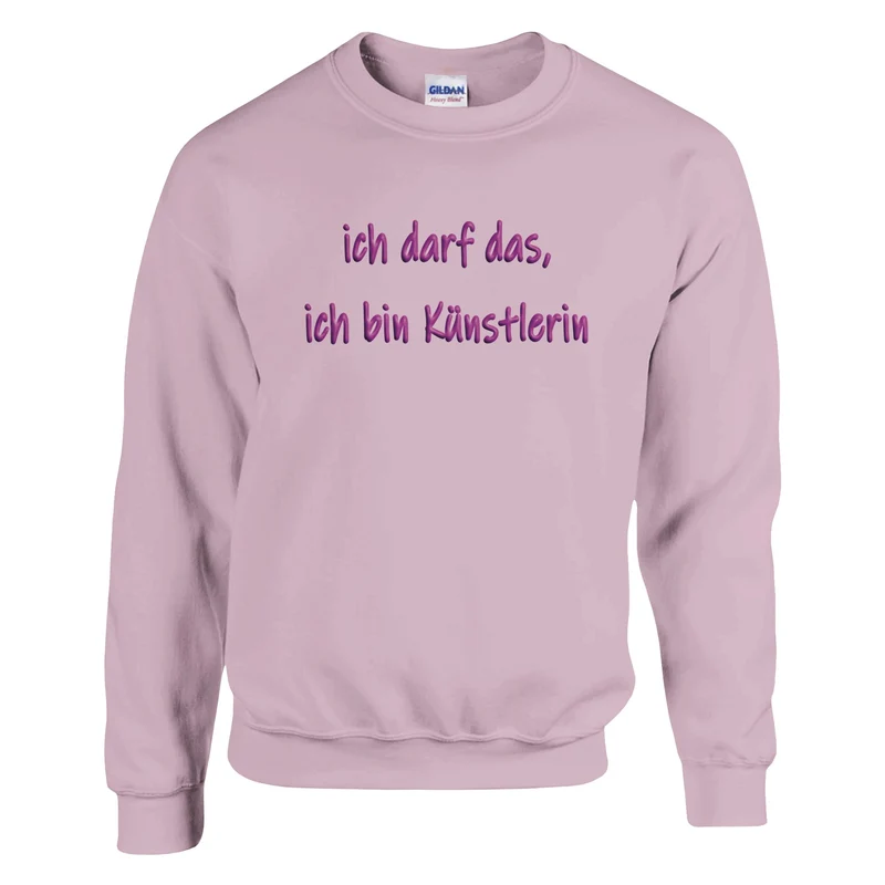 ICH DARF DAS, ICH BIN KÜNSTLERIN - Classic Unisex Crewneck Sweatshirt | Gildan® 18000