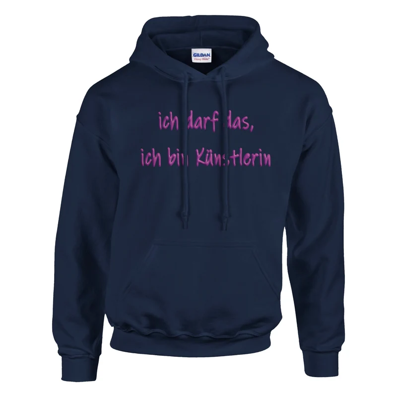 ICH DARF DAS, ICH BIN KÜNSTLERIN - Classic Unisex Pullover Hoodie | Gildan® 18500
