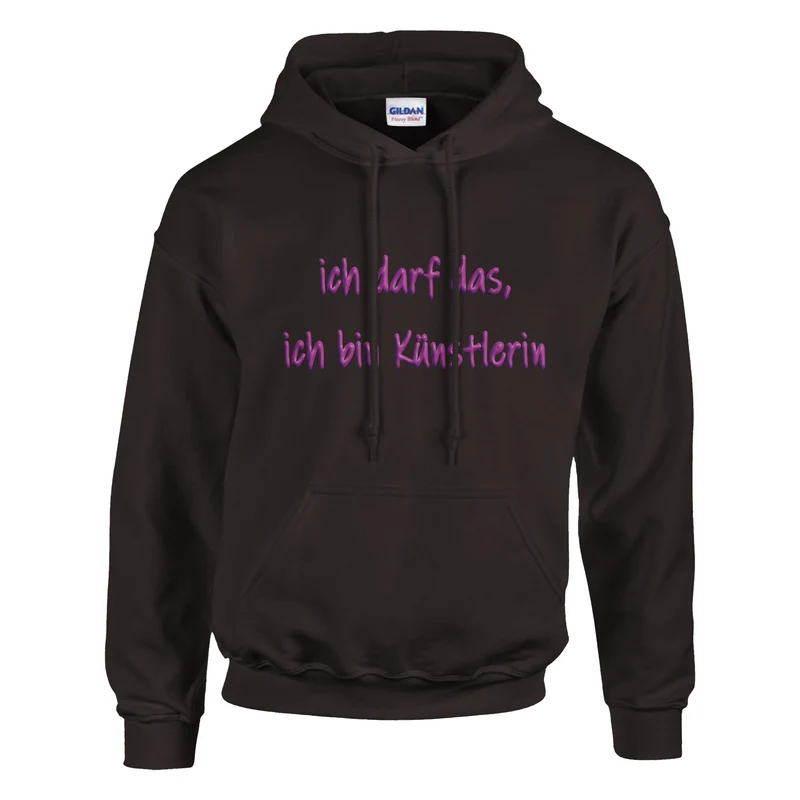 ICH DARF DAS, ICH BIN KÜNSTLERIN - Classic Unisex Pullover Hoodie | Gildan® 18500